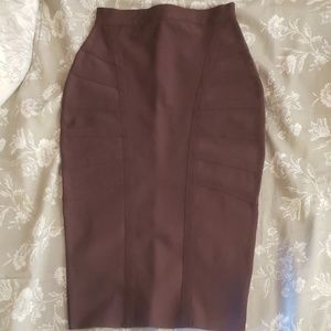 MISGUIDED MIDI  BANDAGE SKIRT